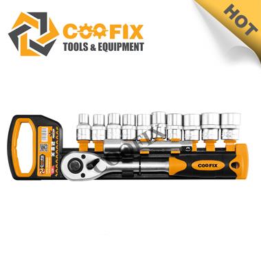 ابزار تنظیم ابزار دست 3/8 'DR 11pcs تنظیم آچار آلن و سوکت تنظیم ابزار نوآوری